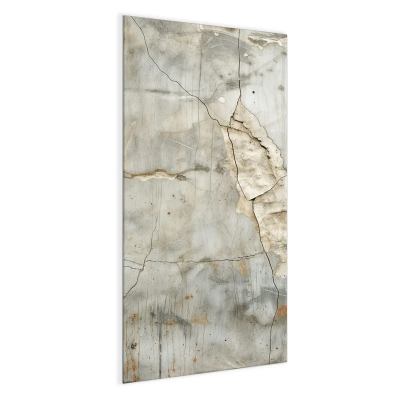 Glas Magnettafel - Abgeplatzter Putz