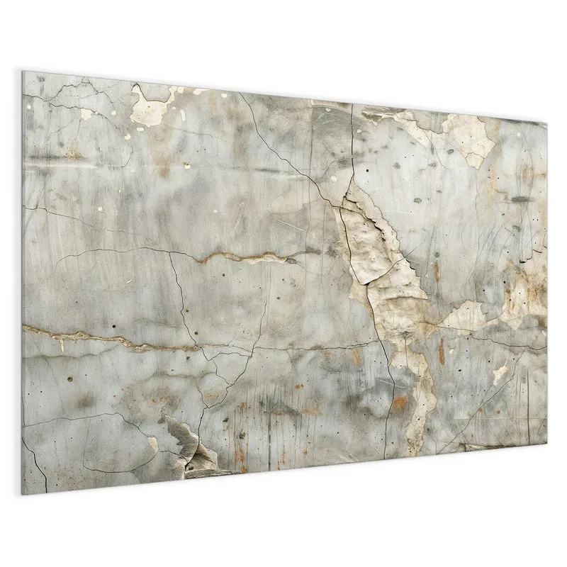 Glas Magnettafel - Abgeplatzter Putz
