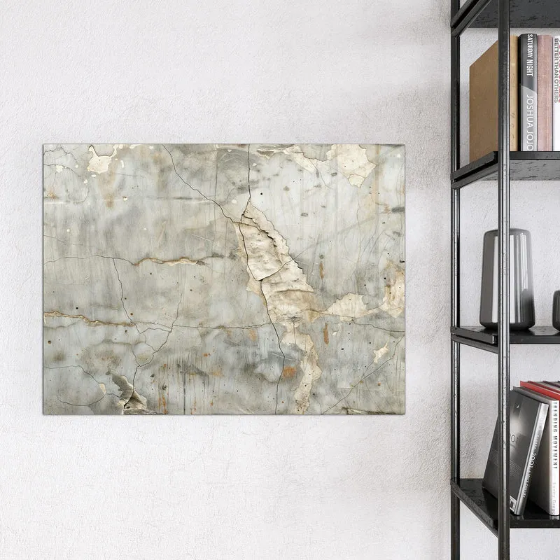 Glas Magnettafel - Abgeplatzter Putz