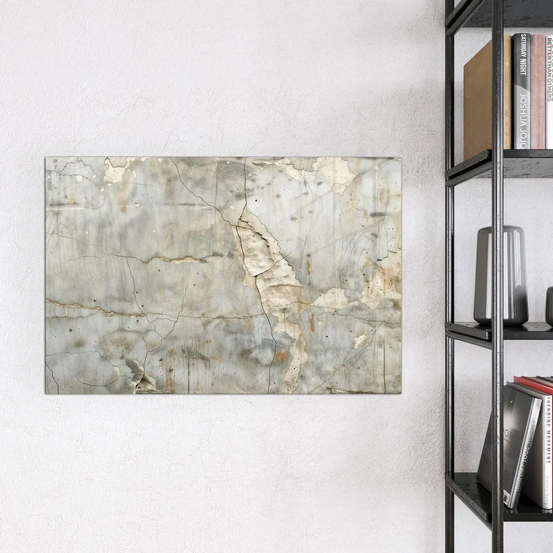 Glas Magnettafel - Abgeplatzter Putz