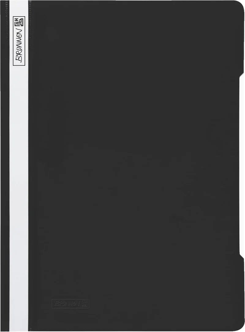 BRUNNEN Schnellheft A4 - Robuste PVC-Folie mit glasklarem Deckblatt