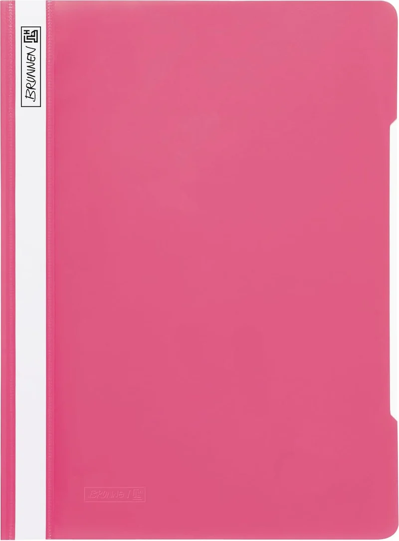 BRUNNEN Schnellhefter A4 Rosa - Professioneller Dokumentenschutz mit Stil