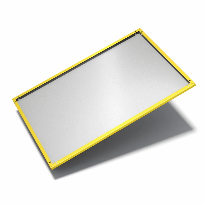 Metall Magnettafel - Bernsteingelb