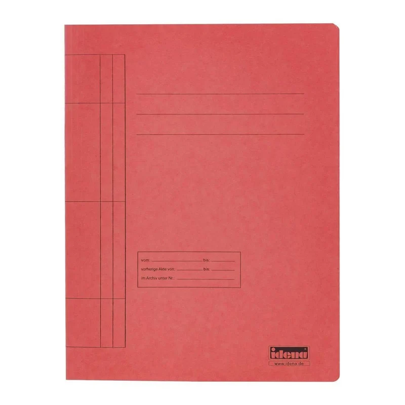 Idena Kartonschnellhefter 250g/m² rot DIN A4