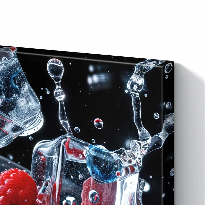 Metall Magnettafel - Eisgekühlte Beeren
