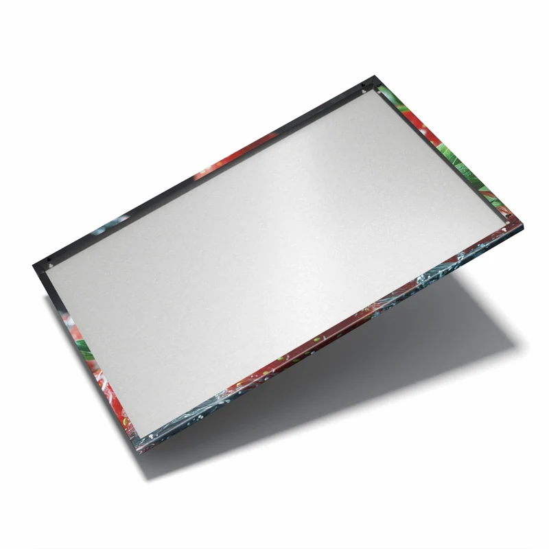 Metall Magnettafel - Erdbeeren mit Tropfen
