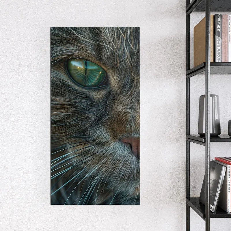 Glas Magnettafel - Getigerte Katze