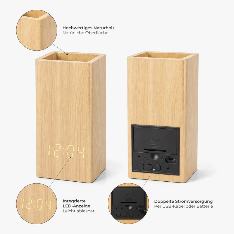 Neues Zuhause Neues Abenteuer Neue Erinnerungen - Personalisierte Geschenke Paar | Stiftehalter Mit Uhr Zum Einzug