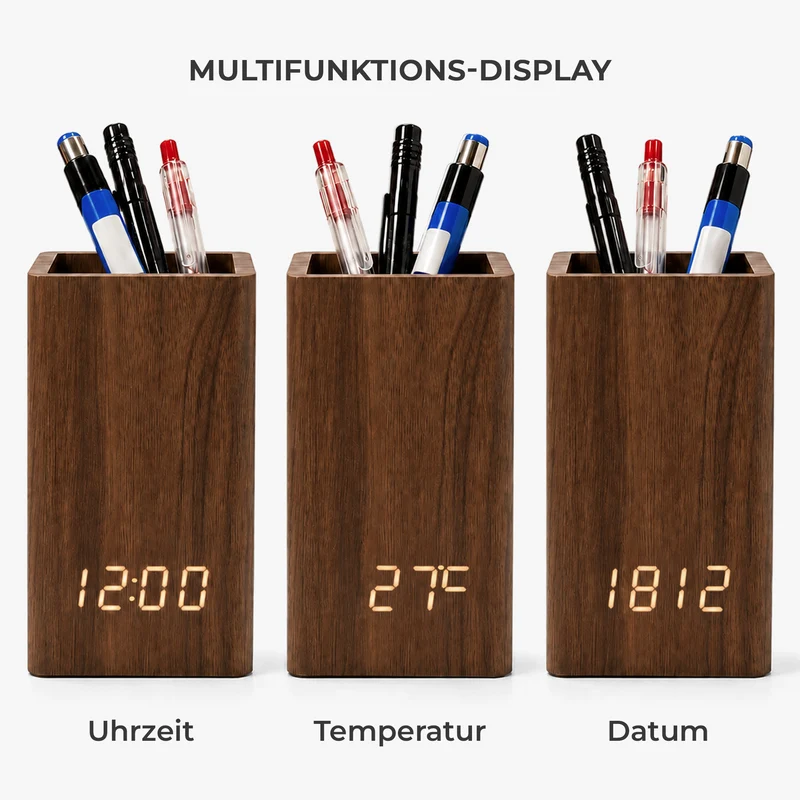 Neues Zuhause Neues Abenteuer Neue Erinnerungen - Personalisierte Geschenke Paar | Stiftehalter Mit Uhr Zum Einzug