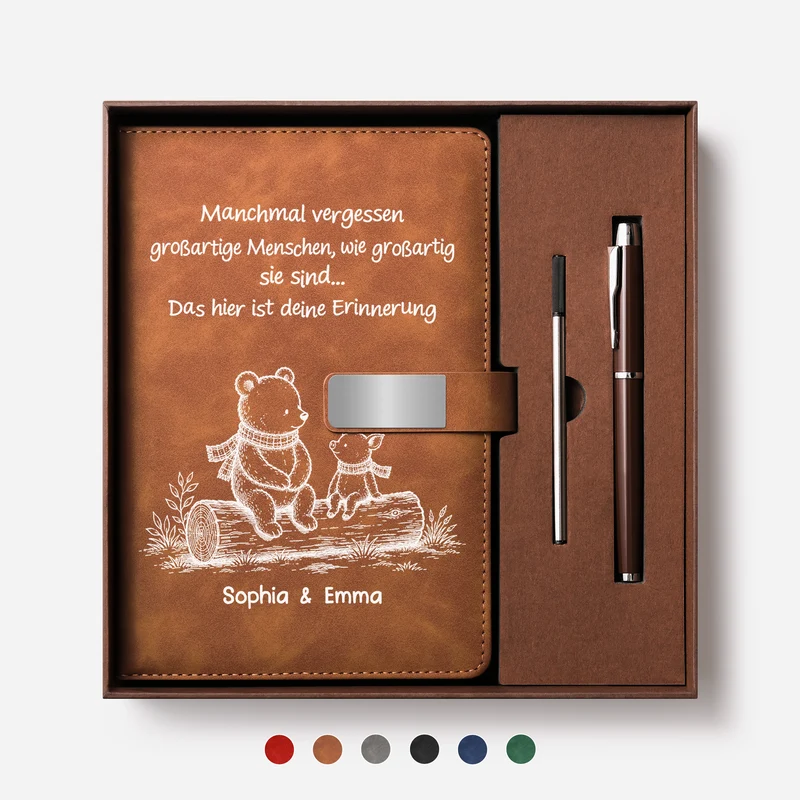 Manchmal Vergessen Großartige Menschen Wie Großartig Sie Sind - Personalisierte Geschenke Beste Freundin | Notizbuch Mit Stift