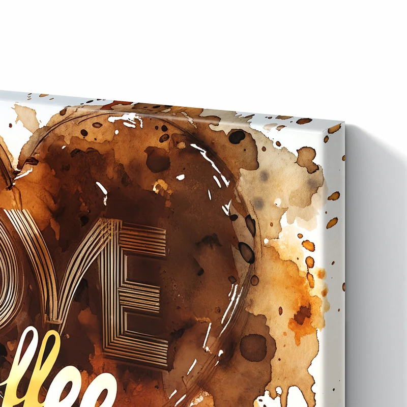 Metall Magnettafel - Kaffeeherz