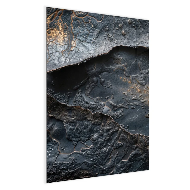 Glas Magnettafel - Dunkle Bronzetextur