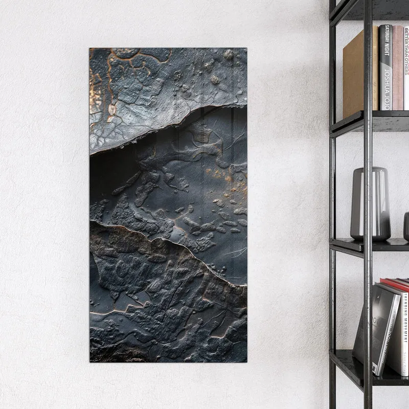 Glas Magnettafel - Dunkle Bronzetextur
