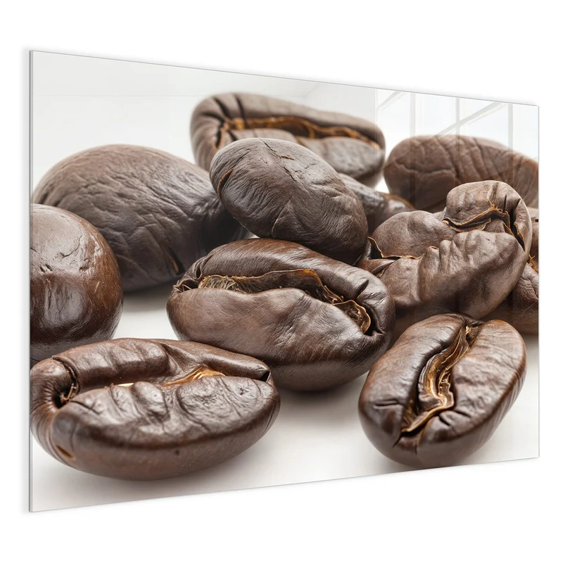 Glas Magnettafel - Geröstete Kaffeebohnen