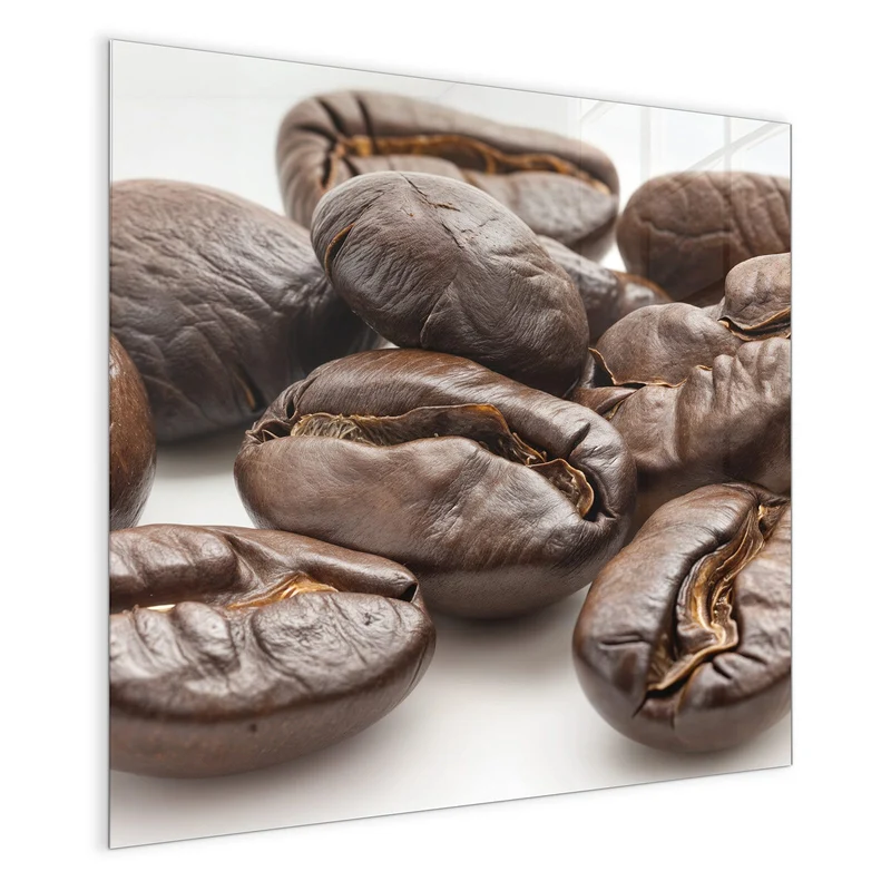 Glas Magnettafel - Geröstete Kaffeebohnen