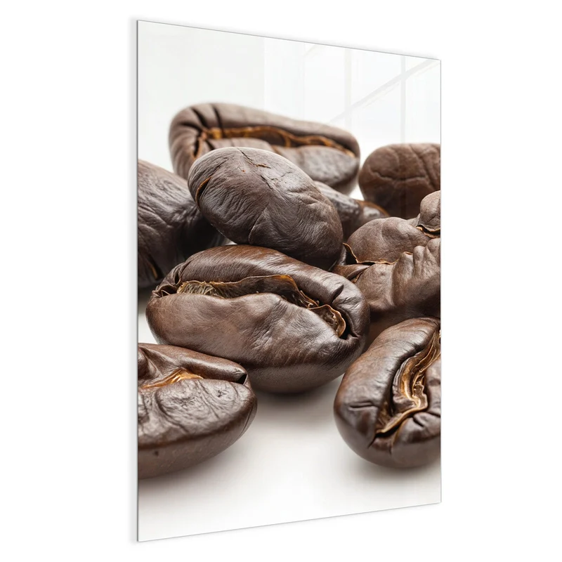 Glas Magnettafel - Geröstete Kaffeebohnen