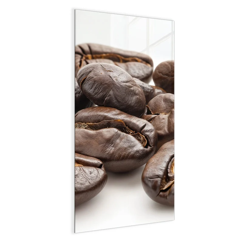 Glas Magnettafel - Geröstete Kaffeebohnen