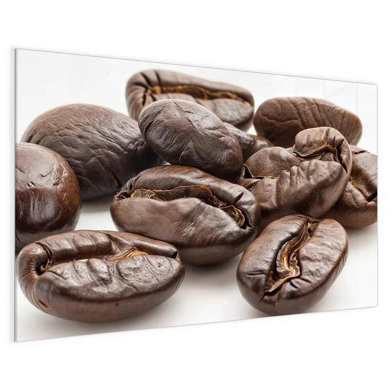 Glas Magnettafel - Geröstete Kaffeebohnen