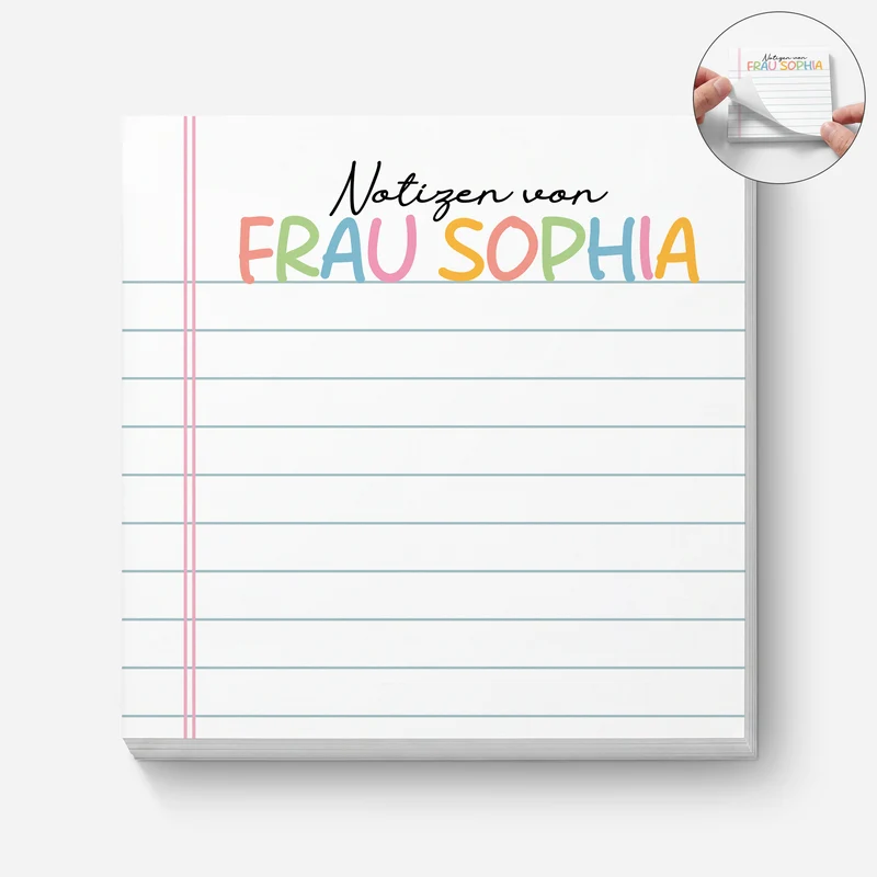 Notizen - Personalisiertes Geschenk | Haftnotizen