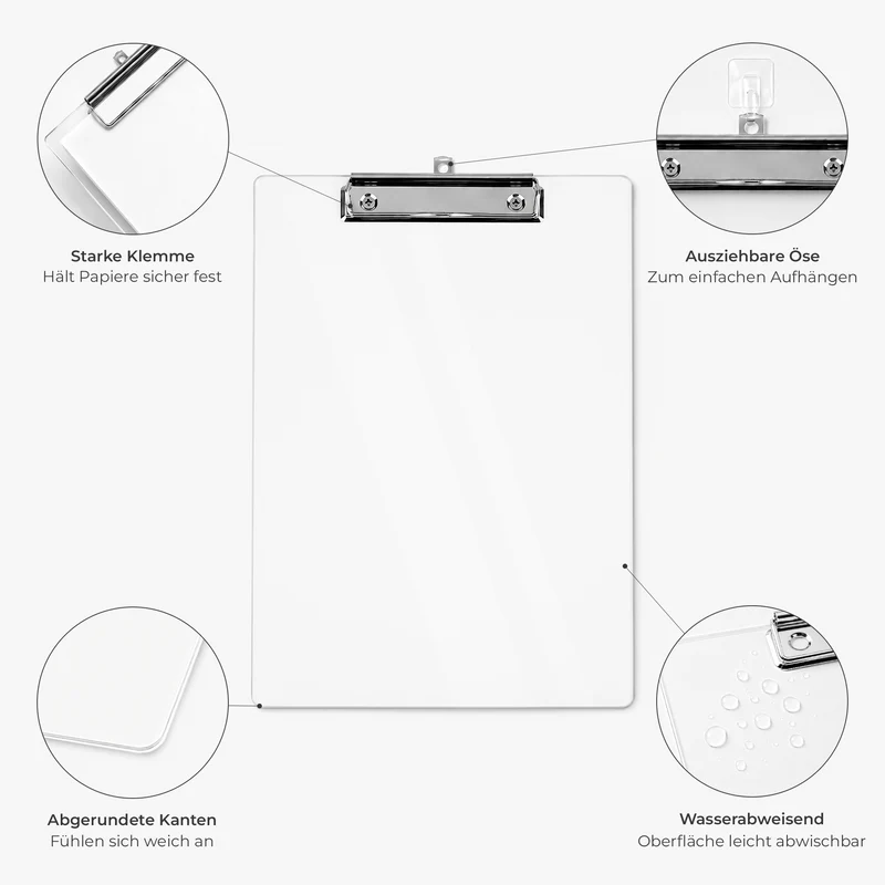 Lehrerin + Bleistift - Personalisiertes Geschenk | Klemmbrett