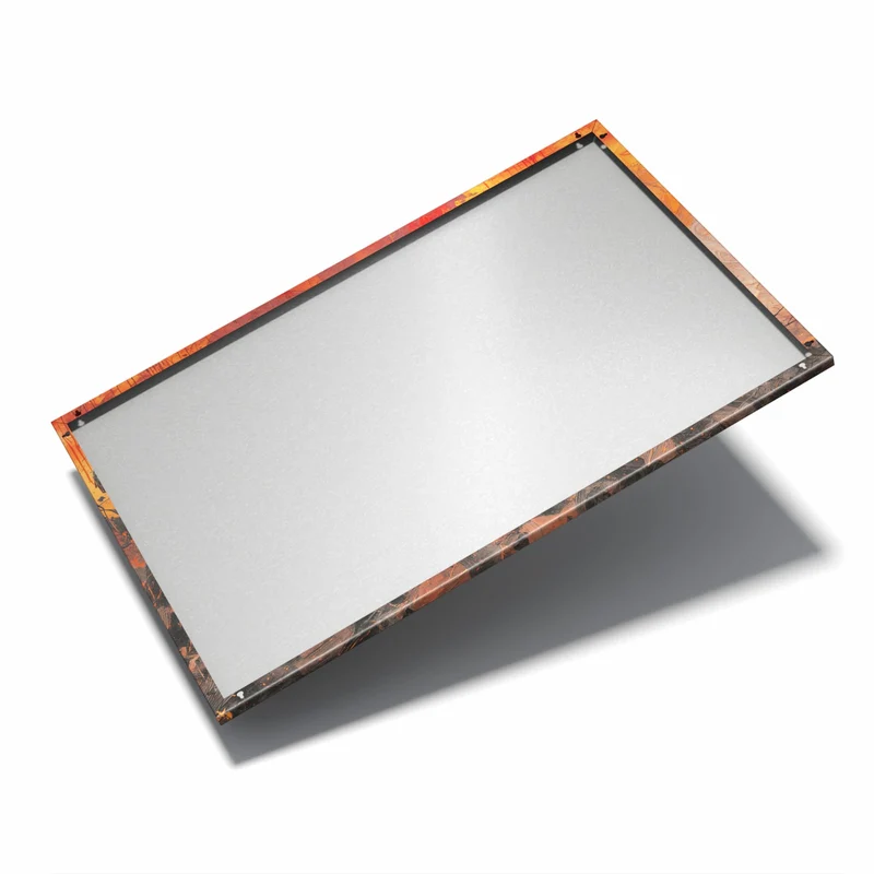 Metall Magnettafel - Soldaten im Abendrot