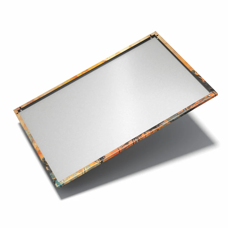 Metall Magnettafel - Marsch vor roter Sonne