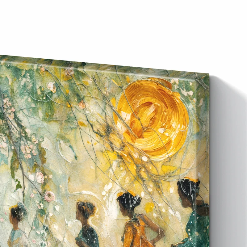 Metall Magnettafel - Spaziergang in Blüten