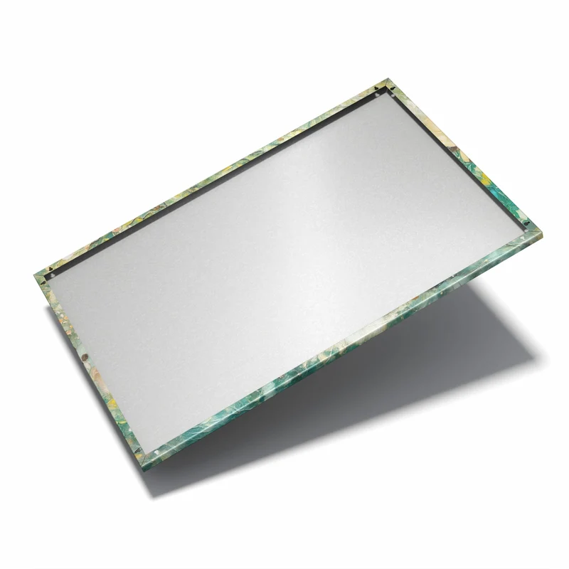 Metall Magnettafel - Spaziergang in Blüten