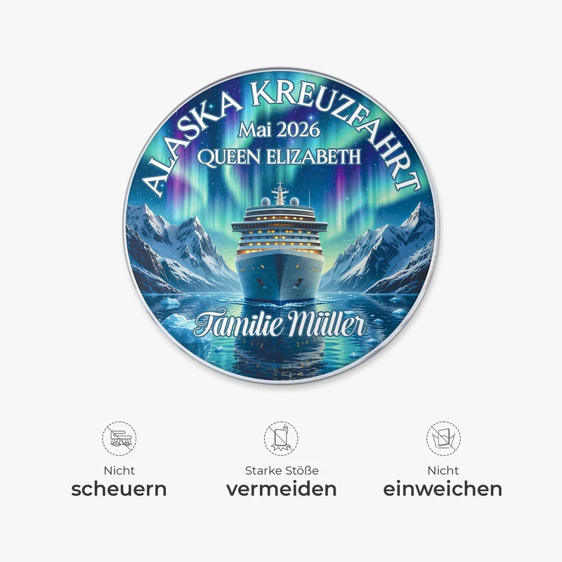 Kreuzfahrt - Personalisierte Geschenke Foto | Acryl Magnet Reise