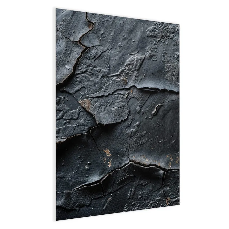 Glas Magnettafel - Risse in Anthrazit