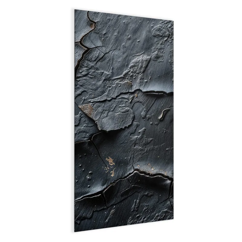 Glas Magnettafel - Risse in Anthrazit