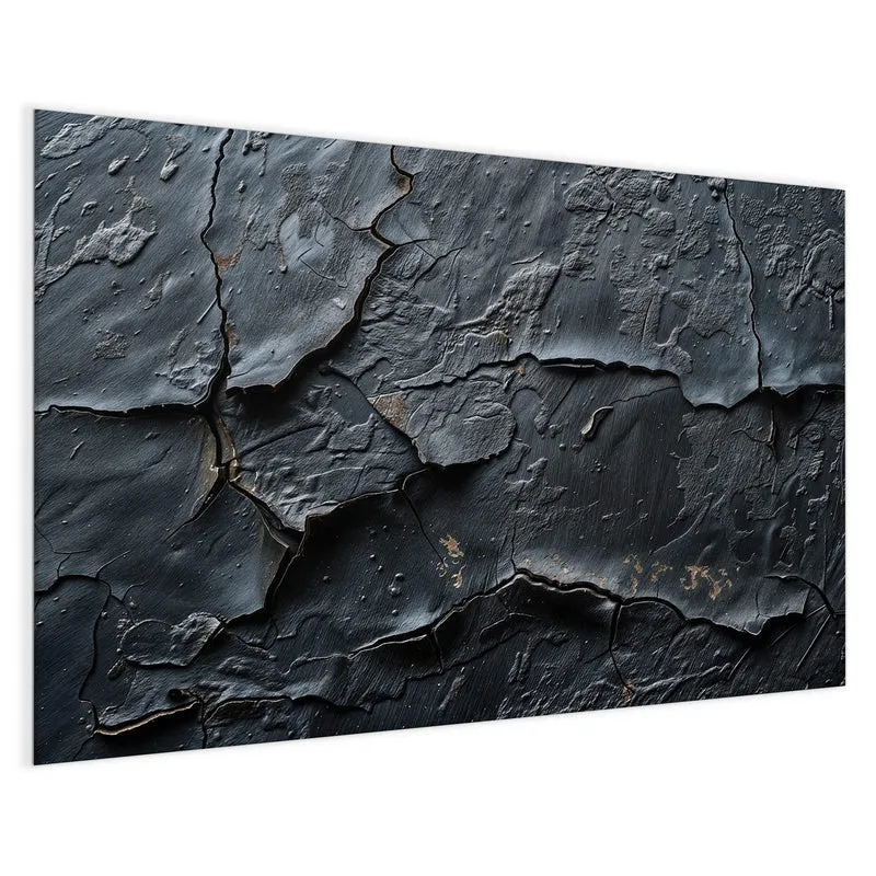 Glas Magnettafel - Risse in Anthrazit