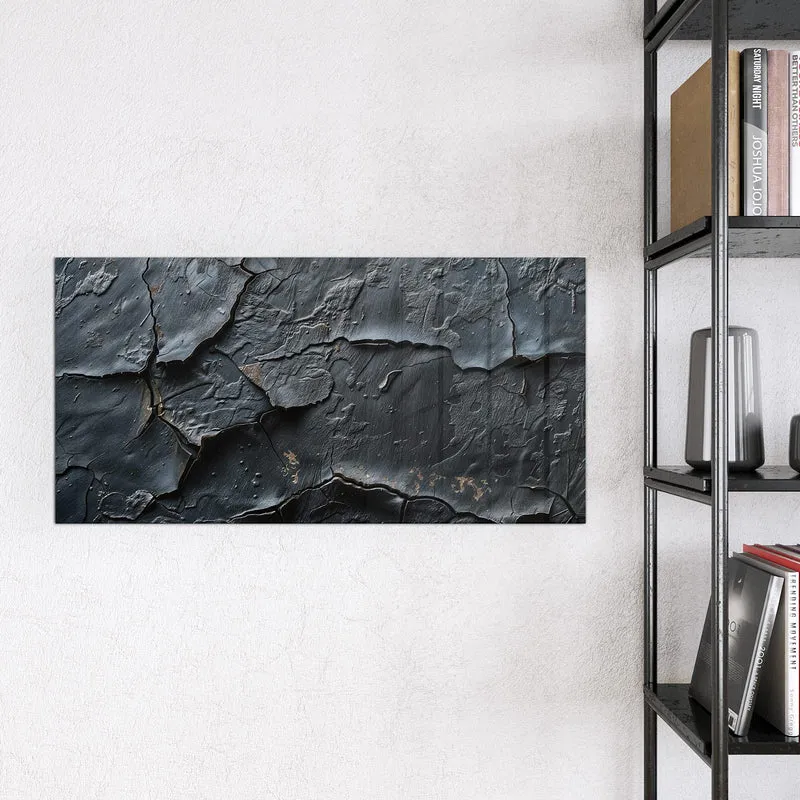 Glas Magnettafel - Risse in Anthrazit