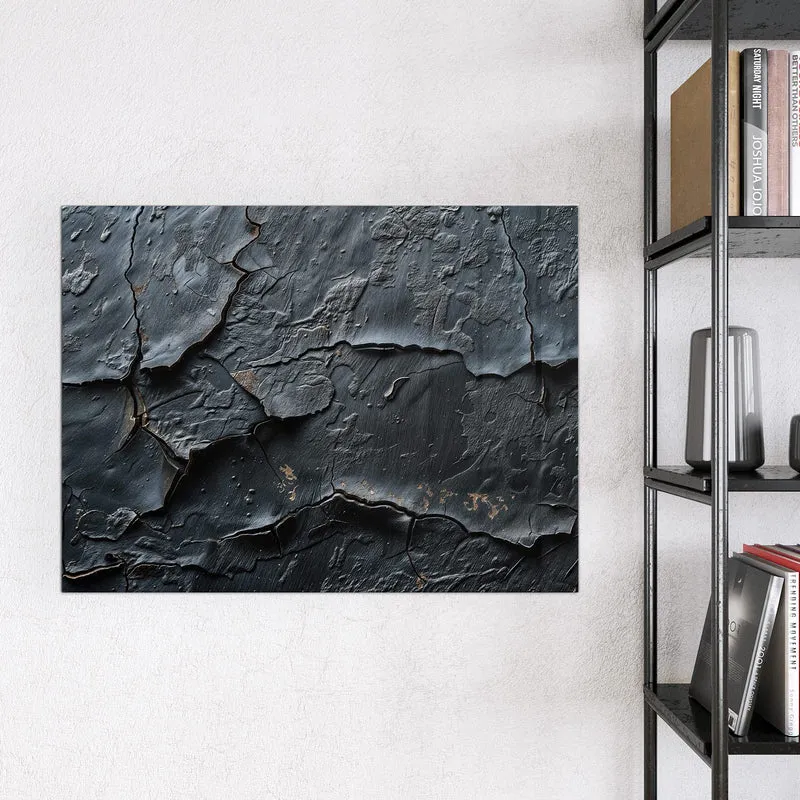 Glas Magnettafel - Risse in Anthrazit