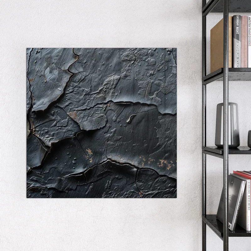 Glas Magnettafel - Risse in Anthrazit