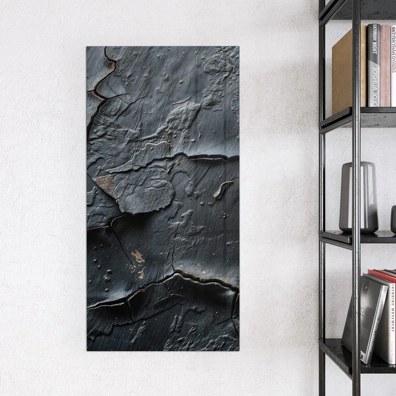 Glas Magnettafel - Risse in Anthrazit