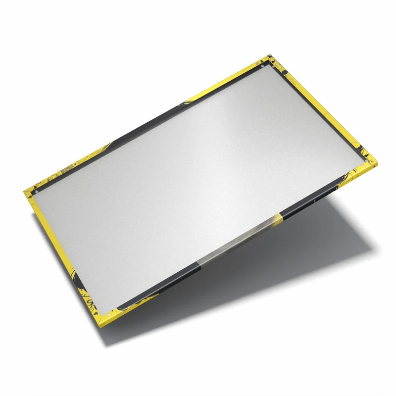 Metall Magnettafel - Schrei in Gelb