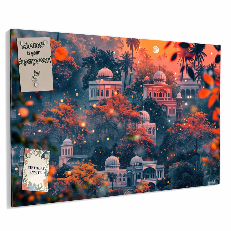 Metall Magnettafel - Orientalischer Palast