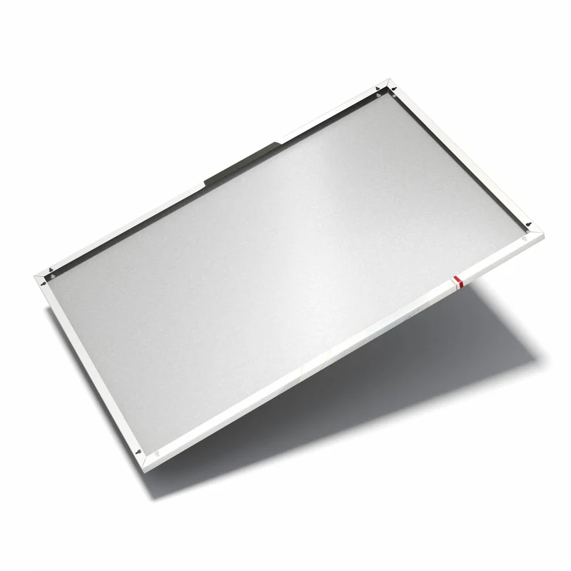 Metall Magnettafel - Profil mit rotem Band