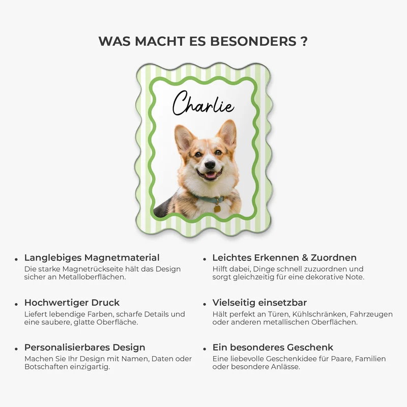 Bilder Von Haustieren - Personalisiertes Geschenk | Acryl Magnet