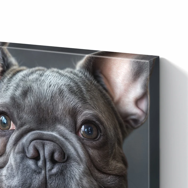 Metall Magnettafel - Lachender Hund