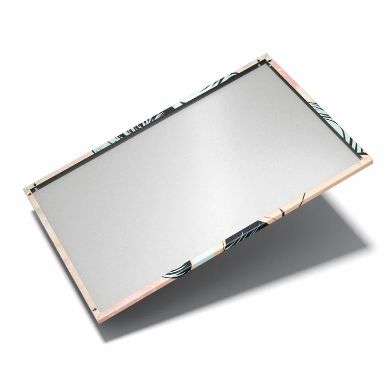 Metall Magnettafel - Comic Porträt in Mint