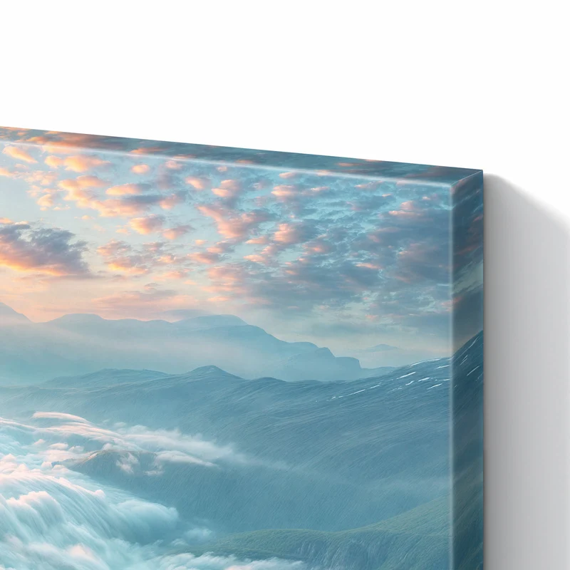 Metall Magnettafel - Wolkenmeer am Morgen