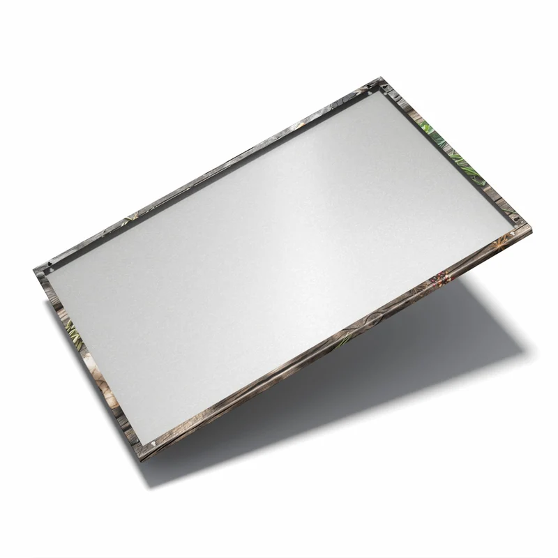 Metall Magnettafel - Gewürze auf Holztisch