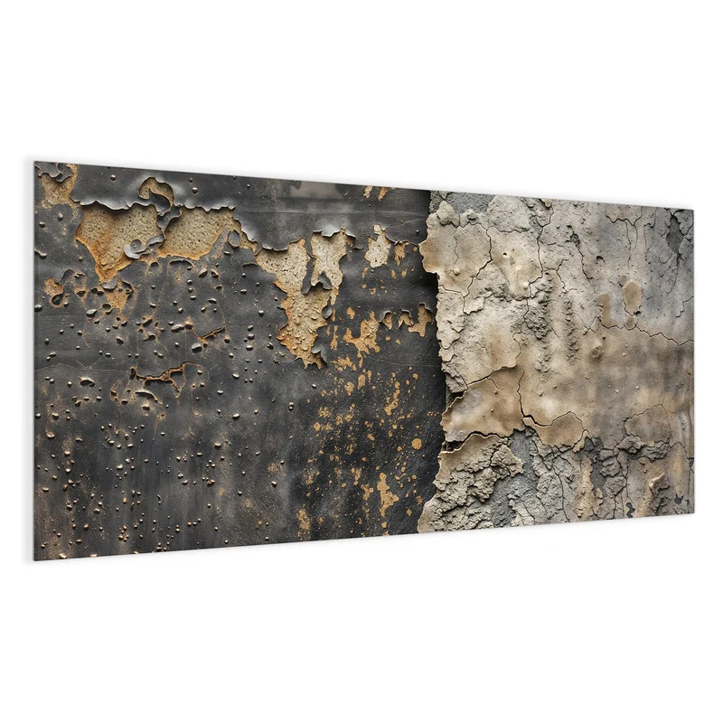 Glas Magnettafel - Bröckelnder Putz