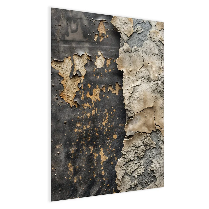 Glas Magnettafel - Bröckelnder Putz