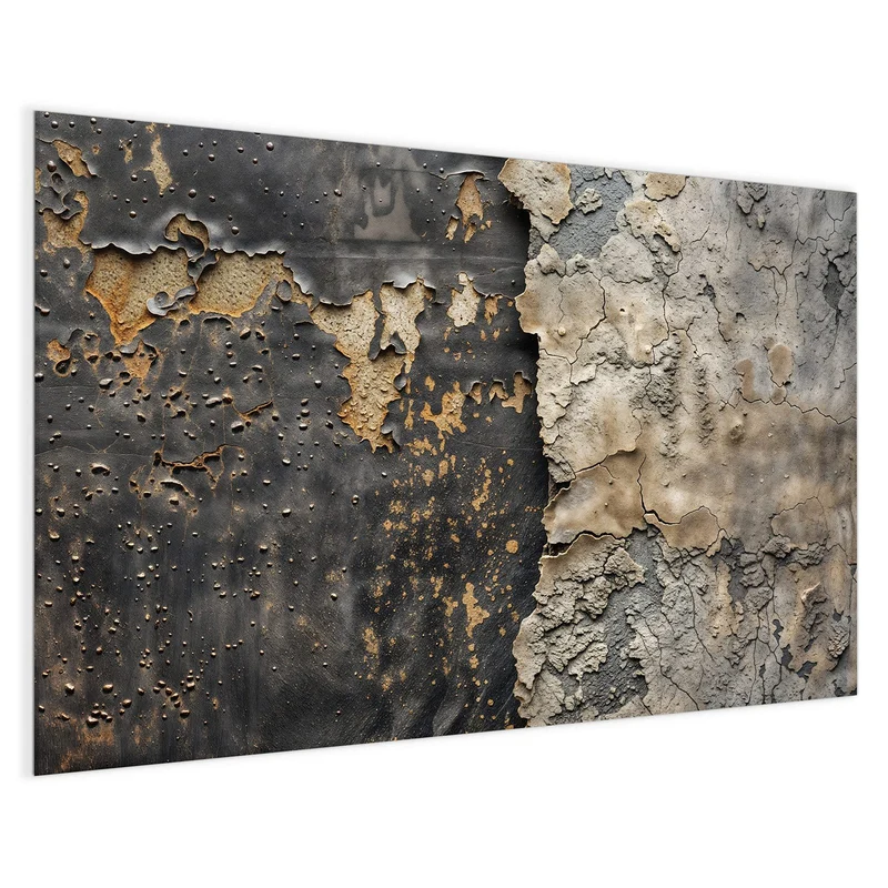 Glas Magnettafel - Bröckelnder Putz