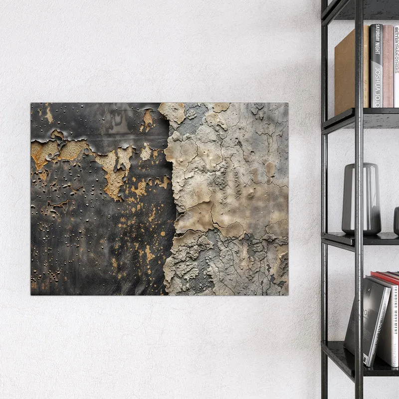 Glas Magnettafel - Bröckelnder Putz