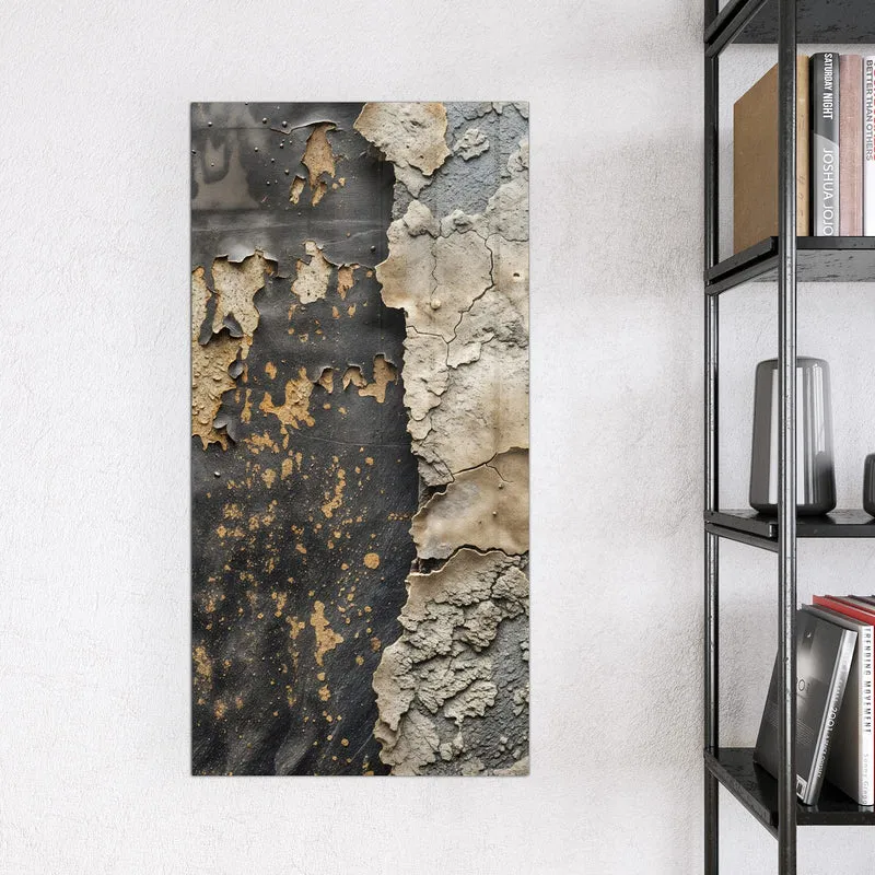 Glas Magnettafel - Bröckelnder Putz