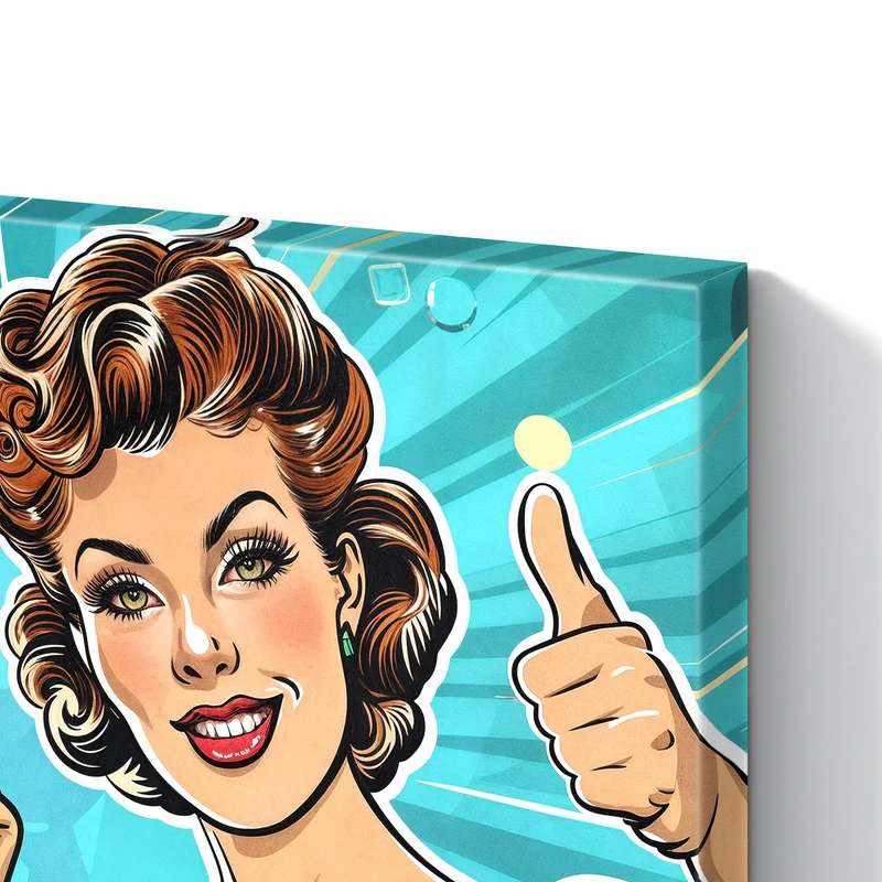 Metall Magnettafel - Retro Freundinnen